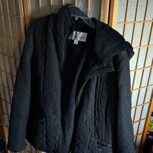 Weatherproof Men's Black Quilted Puffer Jacket